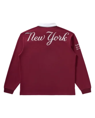 NY Yankees Langarm-Rugby-Shirt