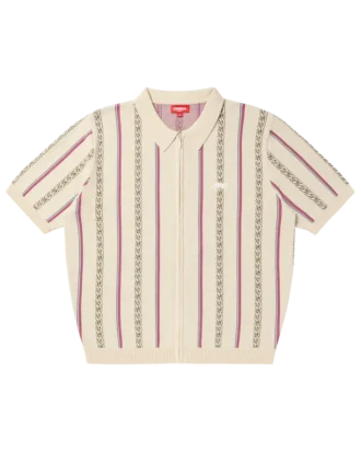 Polohemd mit Kettenmuster