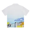 Popeline-Hemd mit Chateau-Print