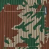 Popeline-Streifenhemd mit halbflächigem Burst-Camo-Print