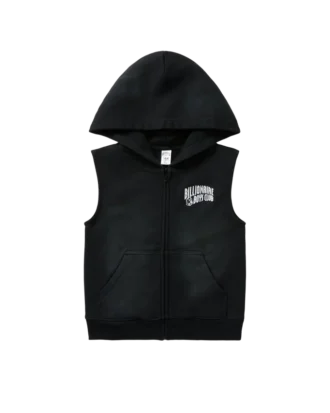 Ärmelloser Kinder-Hoodie mit Reißverschluss