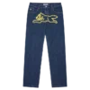 Running Dog Double Scoop Denim-Hose