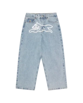 Running Dog Triple Scoop Denim-Hose