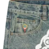 Running Dog Triple Scoop Denim-Hose