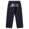 Selvedge-Carpenter-Hose aus Denim mit Running Dog-Motiv