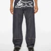 Selvedge-Carpenter-Hose aus Denim mit Running Dog-Motiv