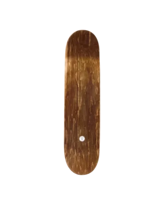 Skateboard-Deck mit „Spellout“-Logo