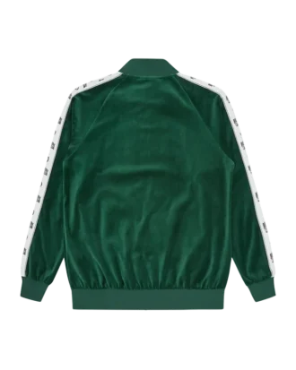 Velours-Trainingsjacke mit kleinem Arch Logo